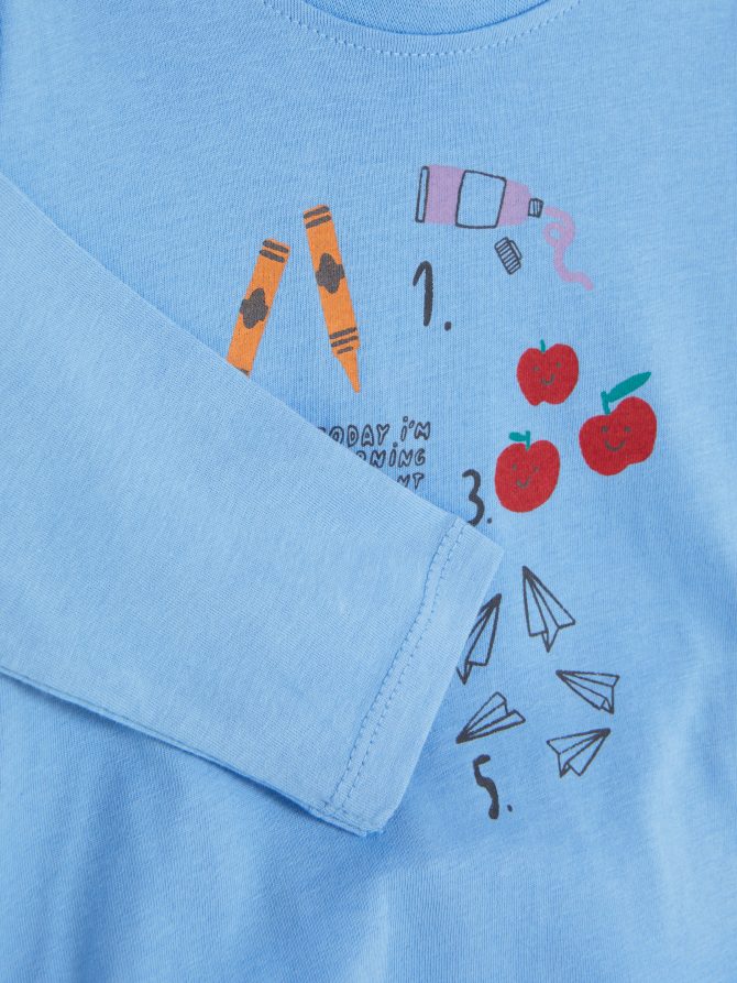 Long Sleeve Cotton T-Shirt - Image 5