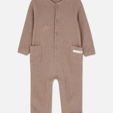 Little Bear Waffle Romper