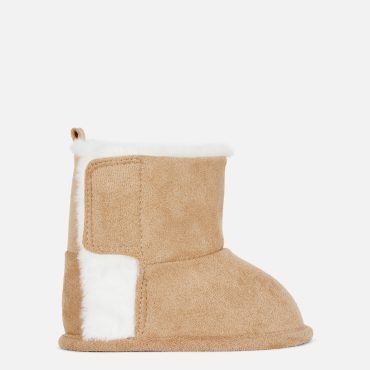 Faux Fur Baby Booties