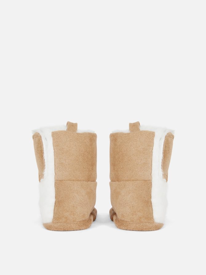 Faux Fur Baby Booties - Image 3