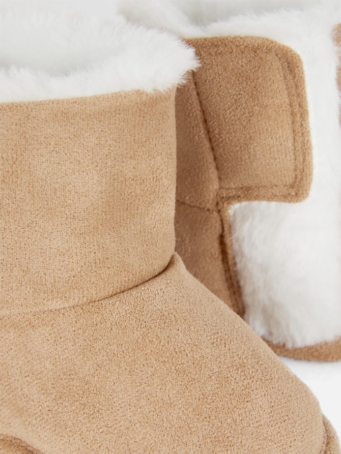 Faux Fur Baby Booties - Image 5