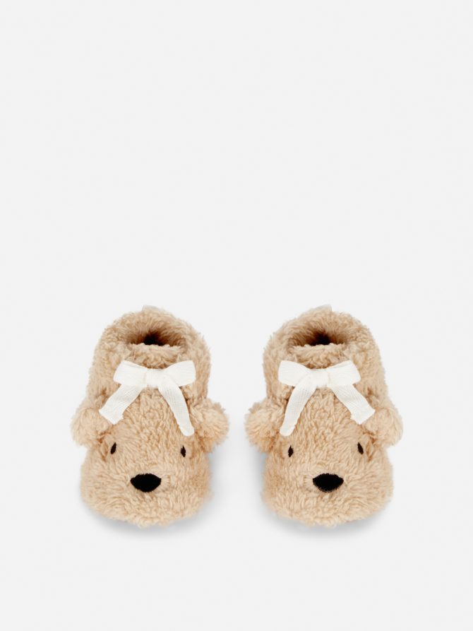 Teddy Bear Baby Booties - Image 2