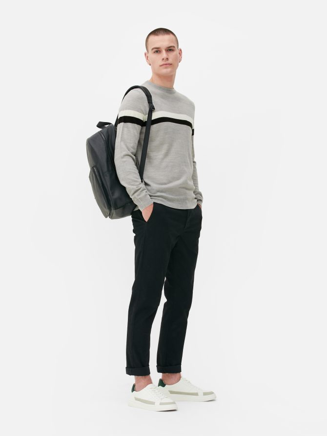 Striped Crew Neck Sweater