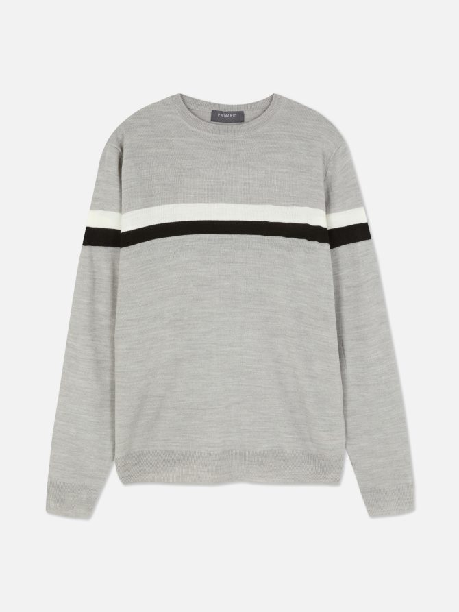 Striped Crew Neck Sweater - Image 5
