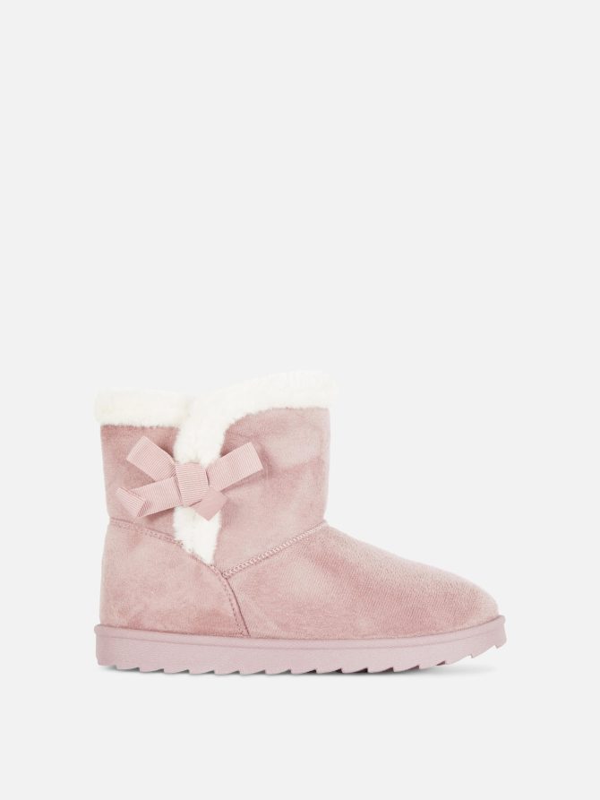 Faux Fur Trim Boots