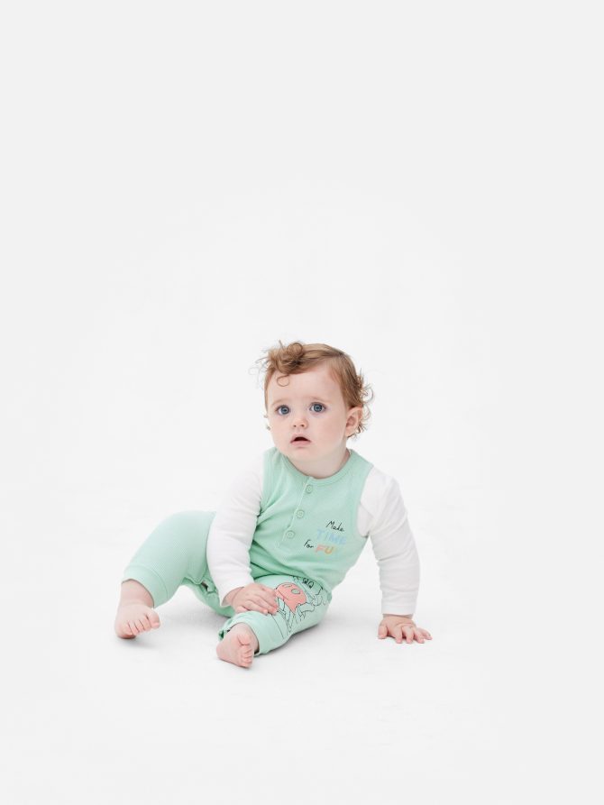 Disney’s Mickey Mouse and Donald Duck Bodysuit & Overalls Set
