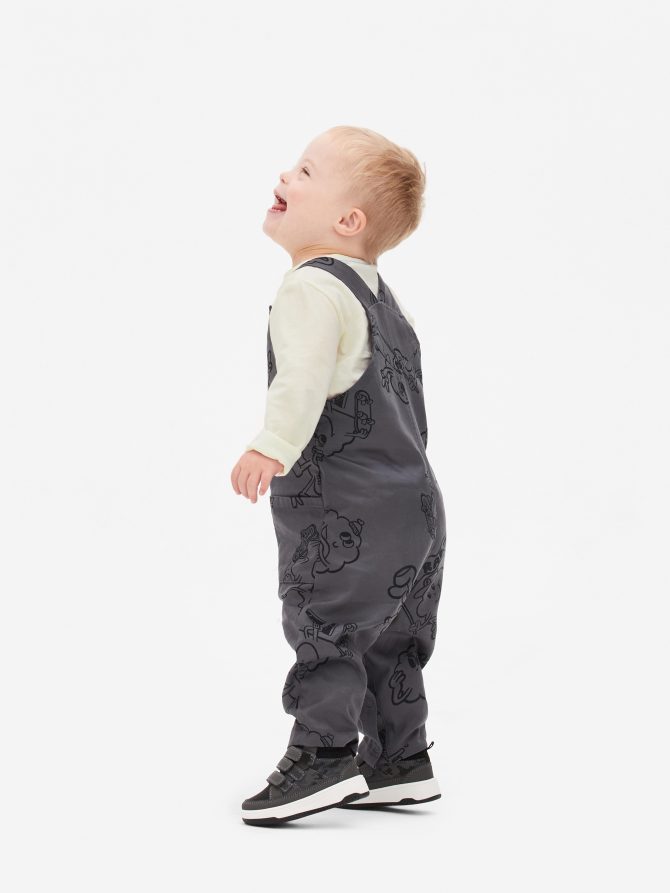Skate Shapes T-Shirt & Overalls Set - Image 2