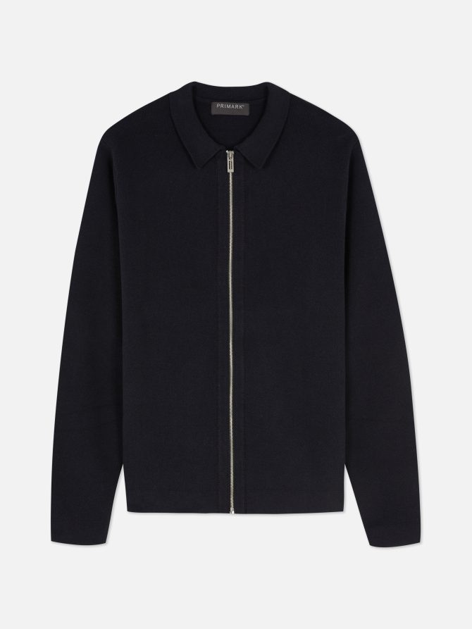 Collared Zip Cardigan - Image 5