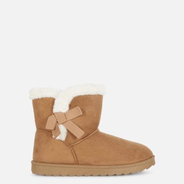 Faux Fur Trim Boots