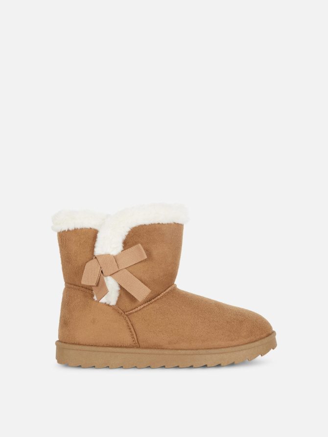 Faux Fur Trim Boots