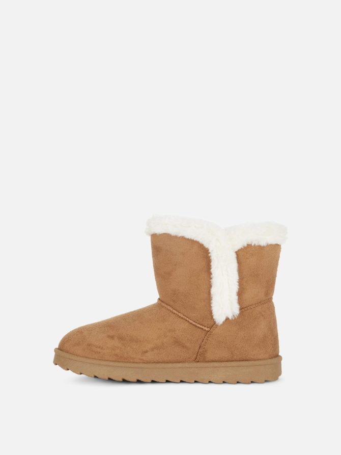 Faux Fur Trim Boots - Image 4