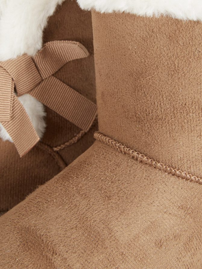 Faux Fur Trim Boots - Image 5