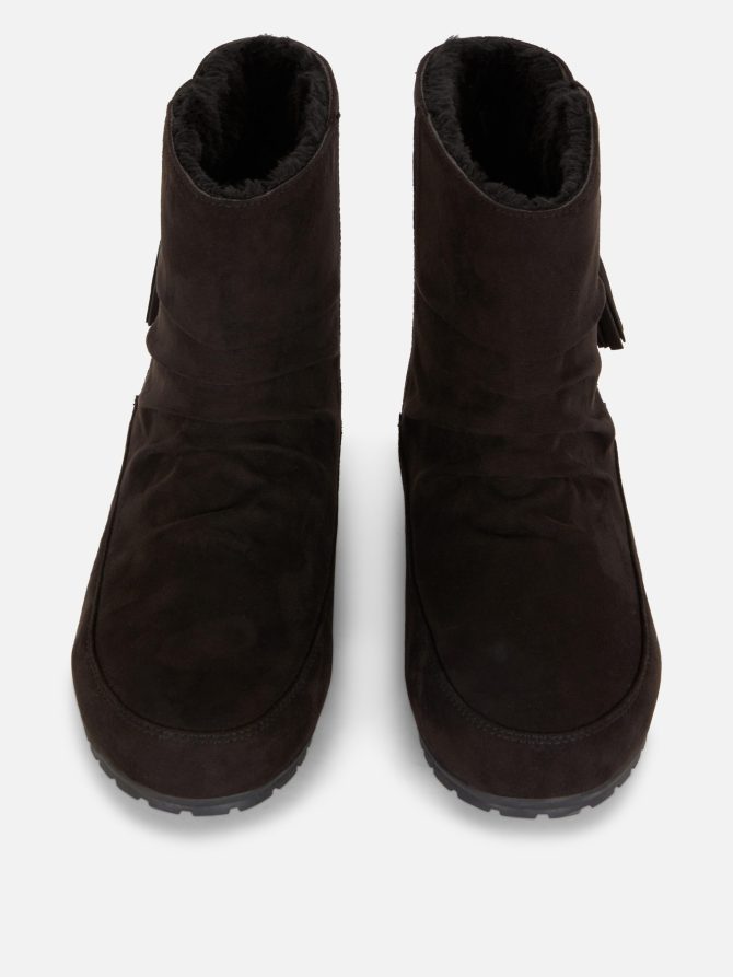 Faux Suede Tassel Boots - Image 2