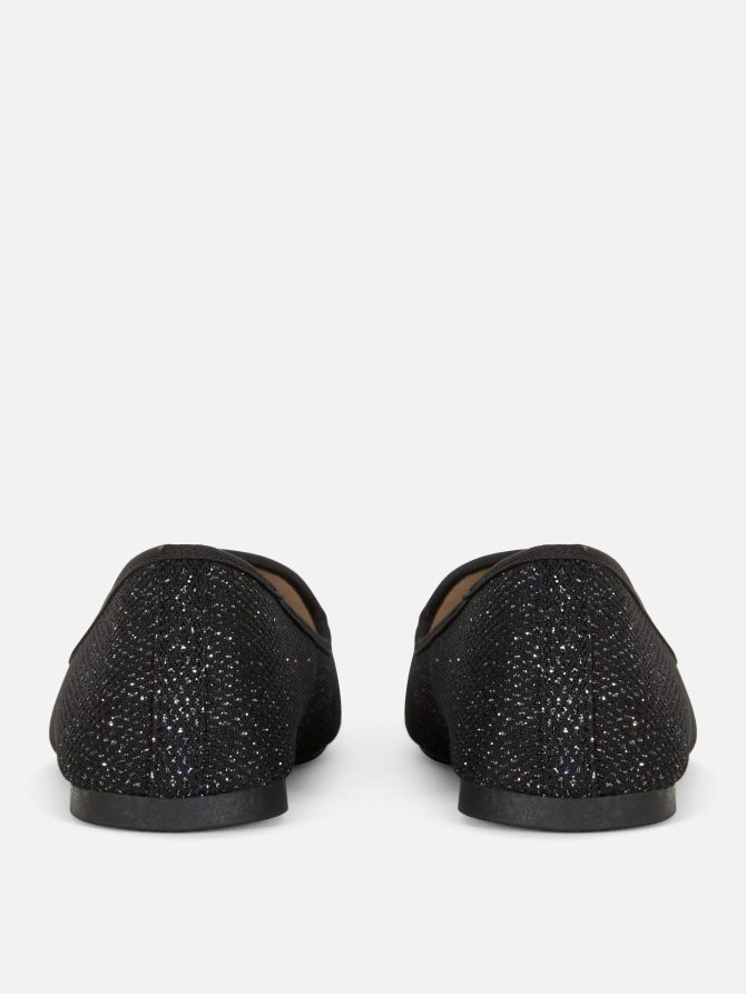 Wide Fit Glitter Flat Pumps - Image 3