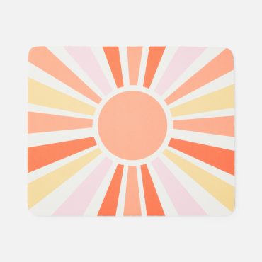 Sun Print Mouse Pad