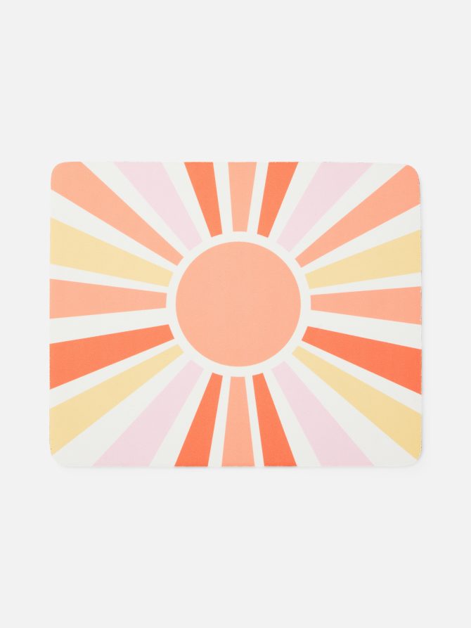 Sun Print Mouse Pad
