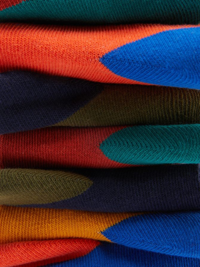 7-Pack Color Block Ankle Socks - Image 2