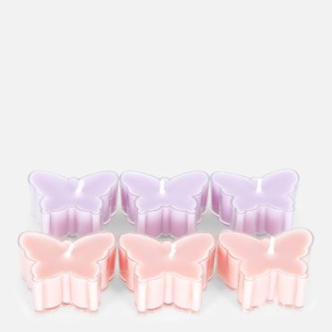 6-Pack Butterfly Tealight Candle