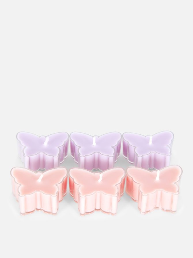 6-Pack Butterfly Tealight Candle