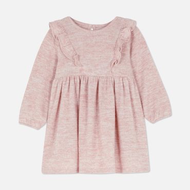 Ruffled Long Sleeve Dress