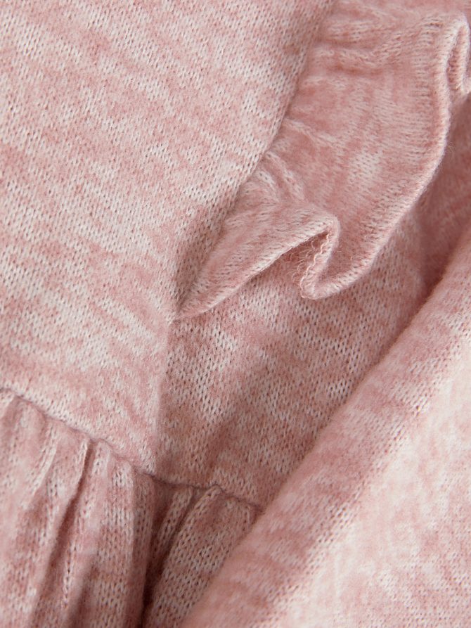 Ruffled Long Sleeve Dress - Image 3
