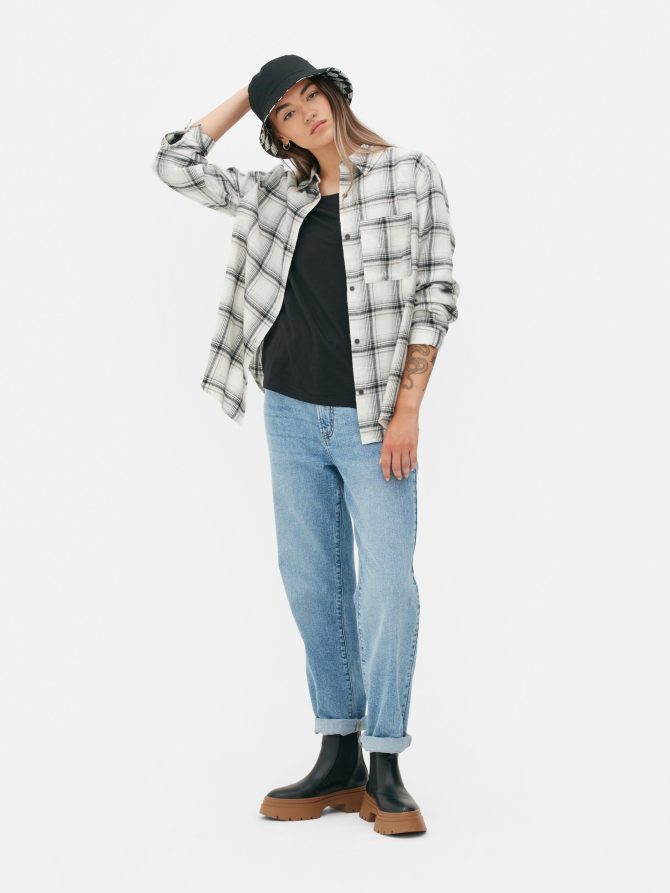 Relaxed Fit Check Shirt