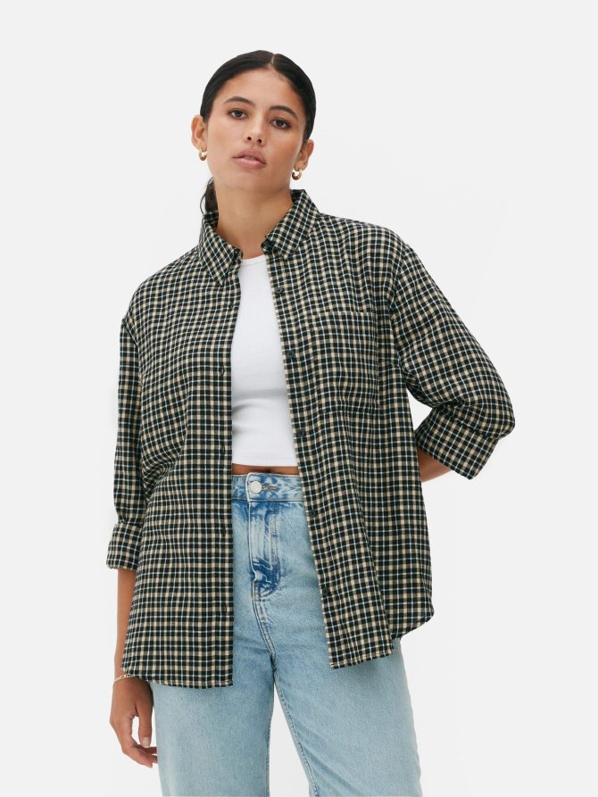 Relaxed Fit Check Shirt - Image 2