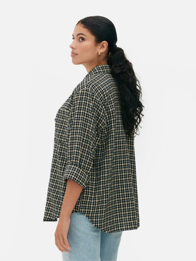 Relaxed Fit Check Shirt - Image 4