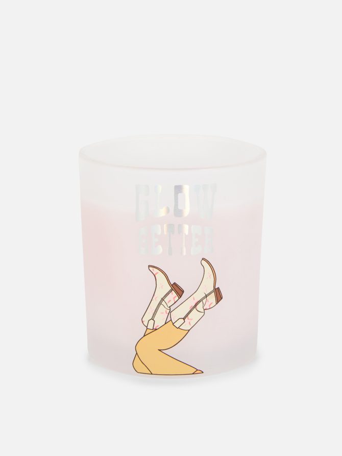 Cowgirl Slogan Candle
