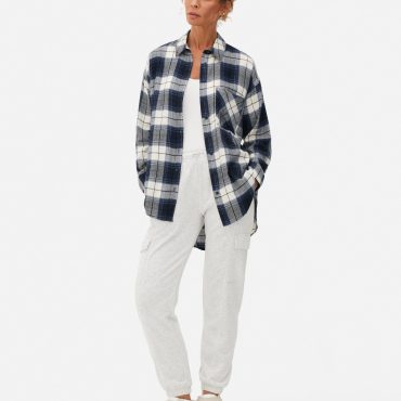 Boyfriend Check Shirt