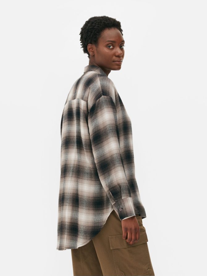 Boyfriend Check Shirt - Image 4