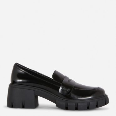 Heeled Penny Loafers
