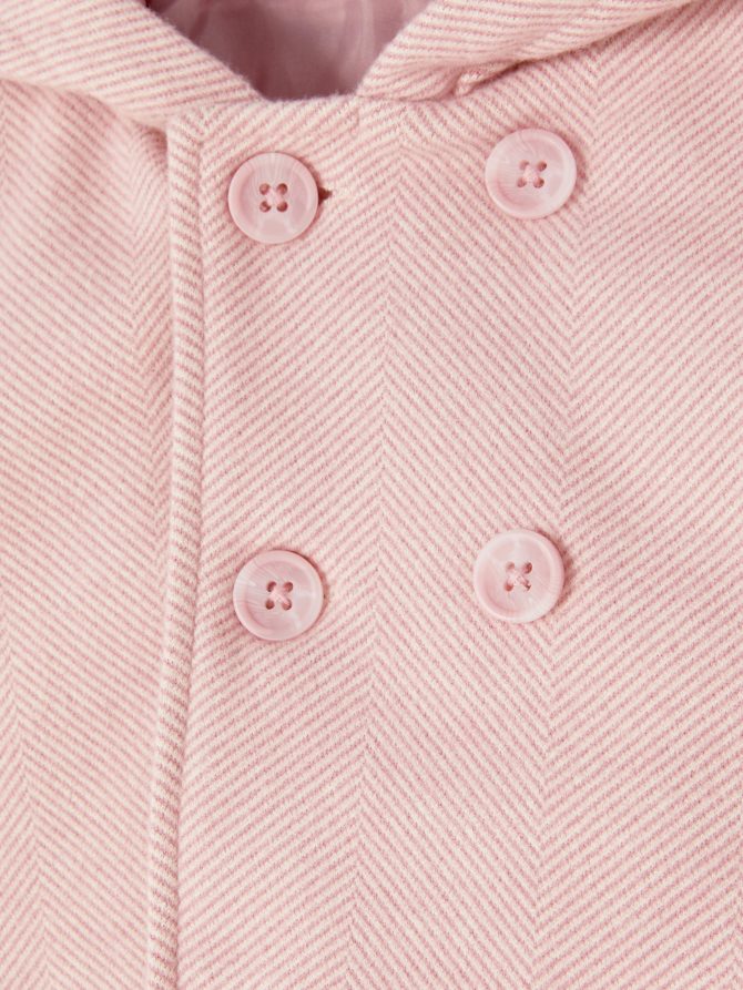 Herringbone Hooded Coat - Image 3