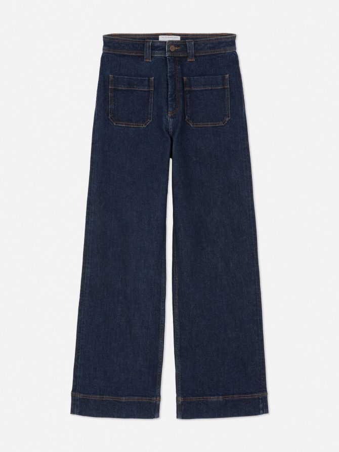 Cotton Rich Wide Leg Jeans - Image 5