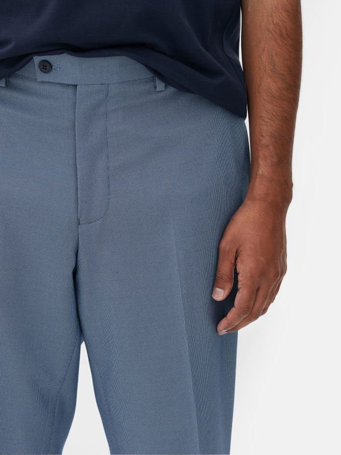 Micro Check Suit Pants - Image 3