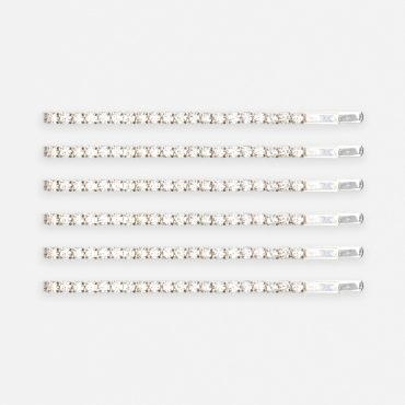 6-pack Diamanté Kirby Hair Grips