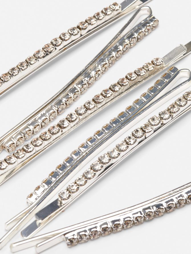 6-pack Diamanté Kirby Hair Grips - Image 2