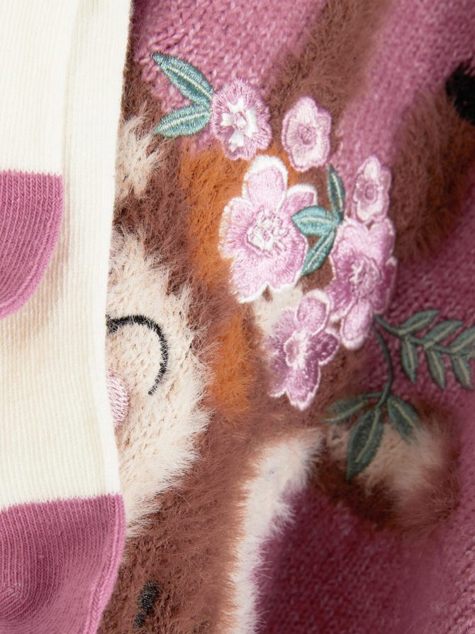 Giraffe Knit Dress & Tights Set - Image 5