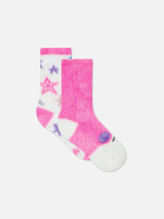 2-Pack Unicorn Cozy Socks