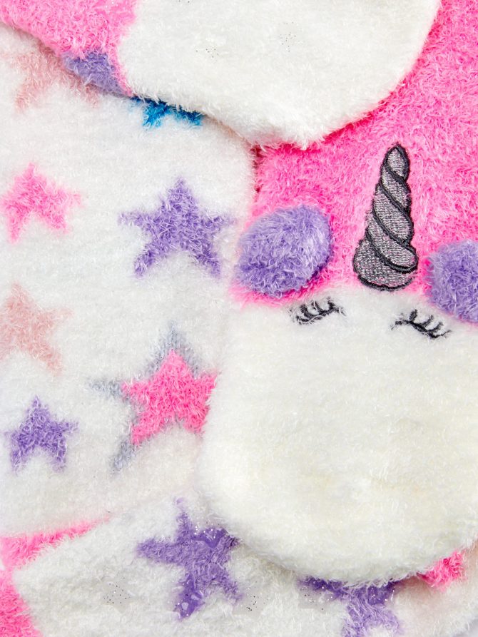 2-Pack Unicorn Cozy Socks - Image 2