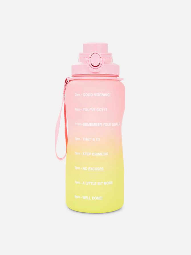 Time Marked Goals Water Bottle