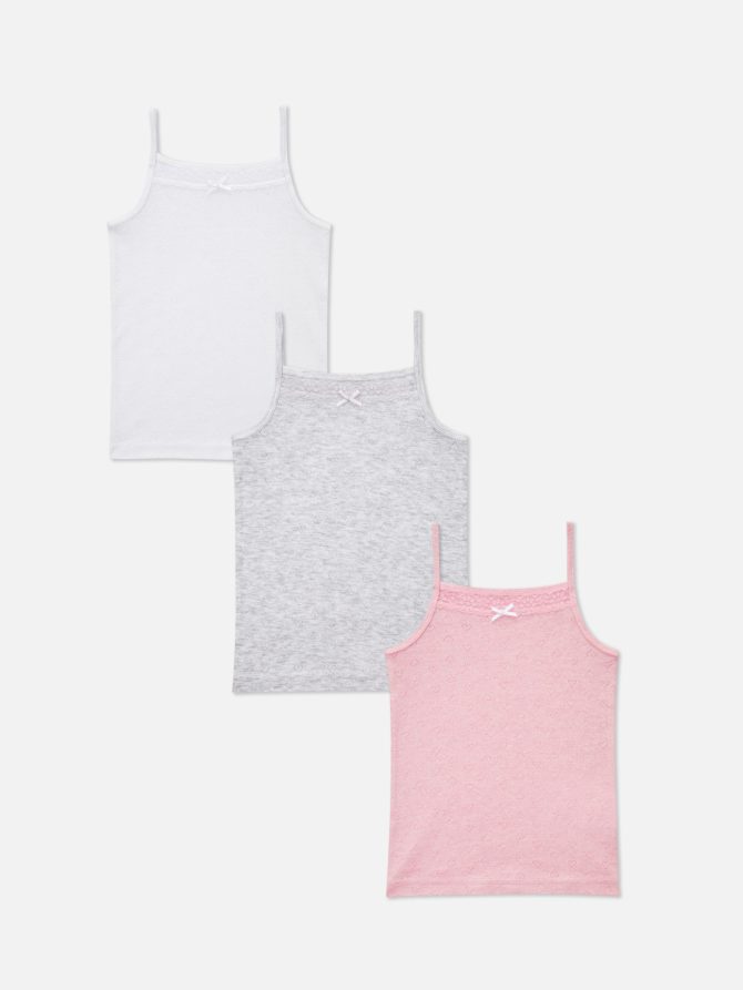 3-Pack Pointelle Camis