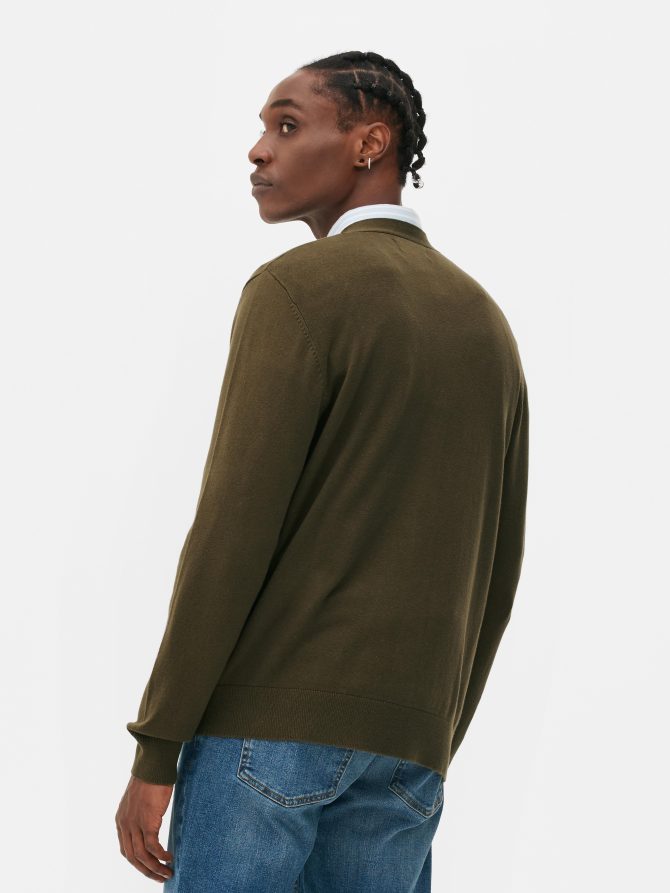 V-Neck Cardigan - Image 4