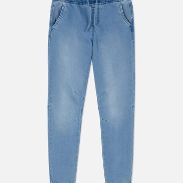 Denim Drawstring Joggers