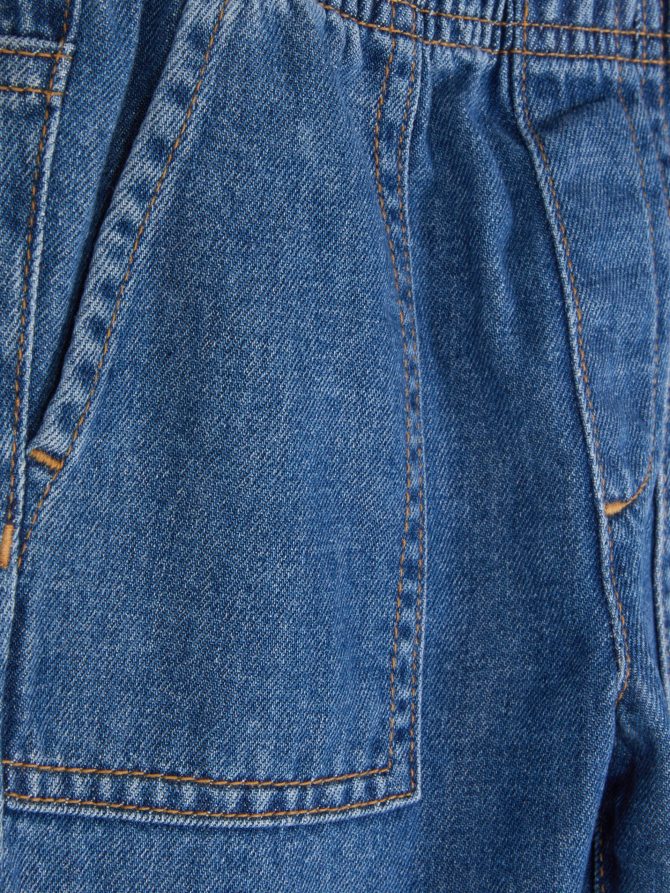 Stretch Waist Tapered Jeans - Image 3