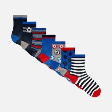 7-Pack Soccer Ankle Socks