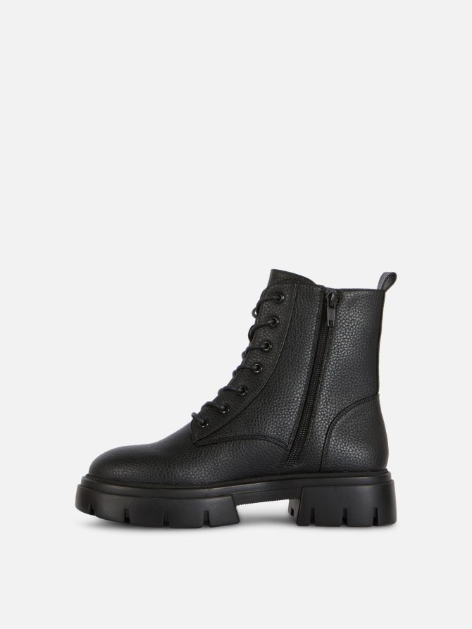 Chunky Lace-Up Boots - Image 4