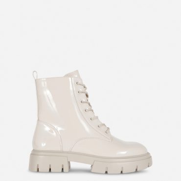 Patent Chunky Boots