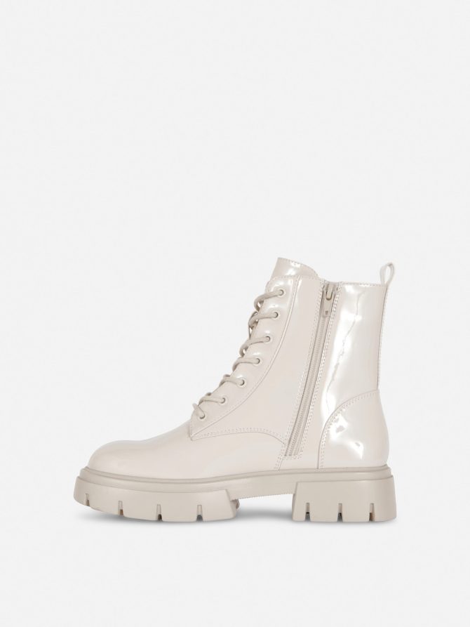 Patent Chunky Boots - Image 4