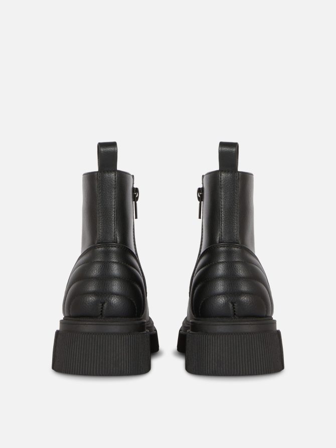 Zip Front Heeled Chelsea Boots - Image 3